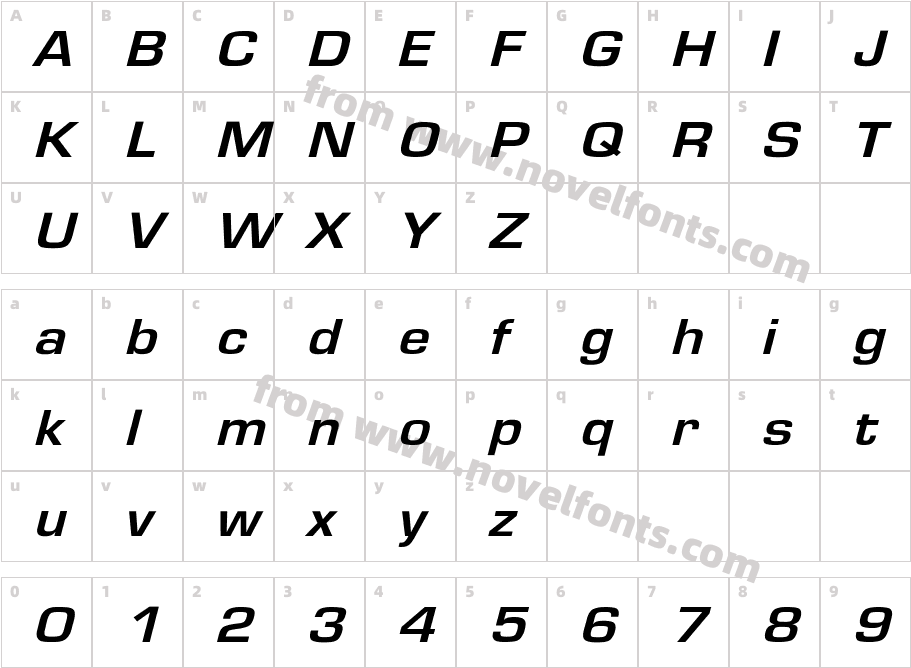 GardenwayExtOblCharacter Map