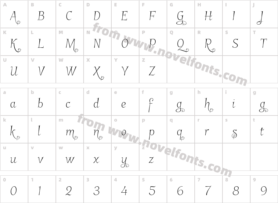 GarineldoNo02Character Map