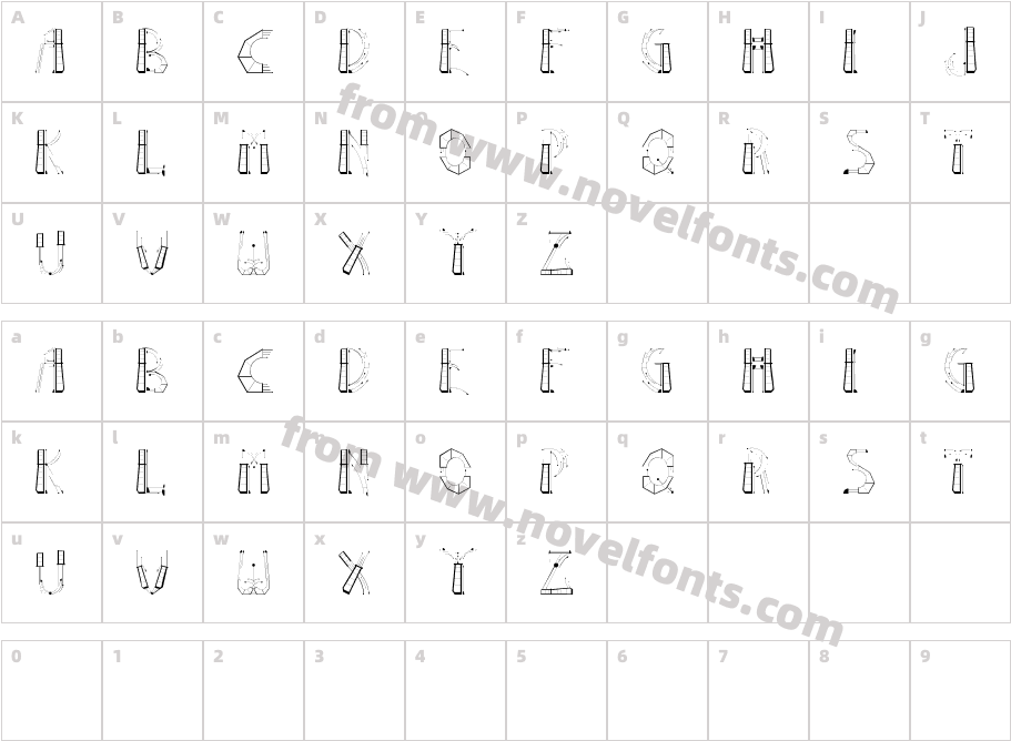 GazeCharacter Map