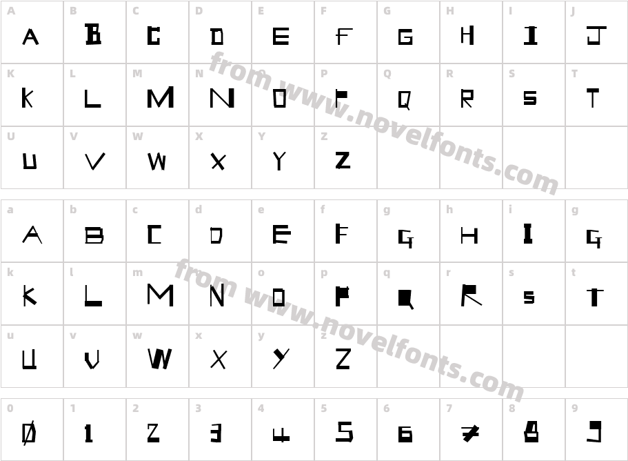 Geek SpeekCharacter Map