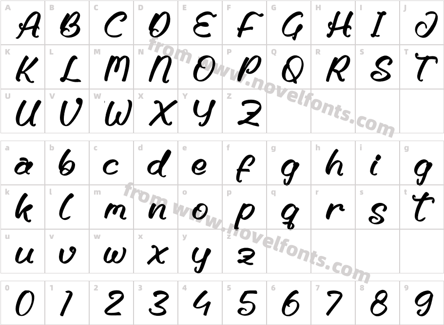 Clowssy JesillowCharacter Map