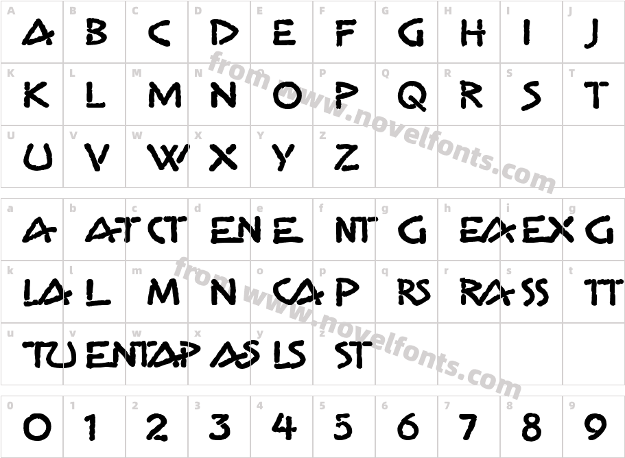 GemaITC TTCharacter Map