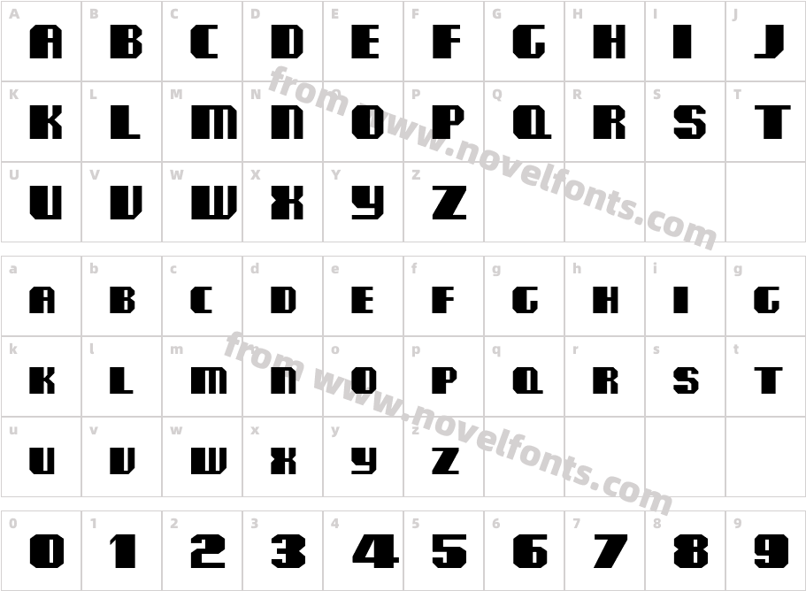 ClubMFCharacter Map