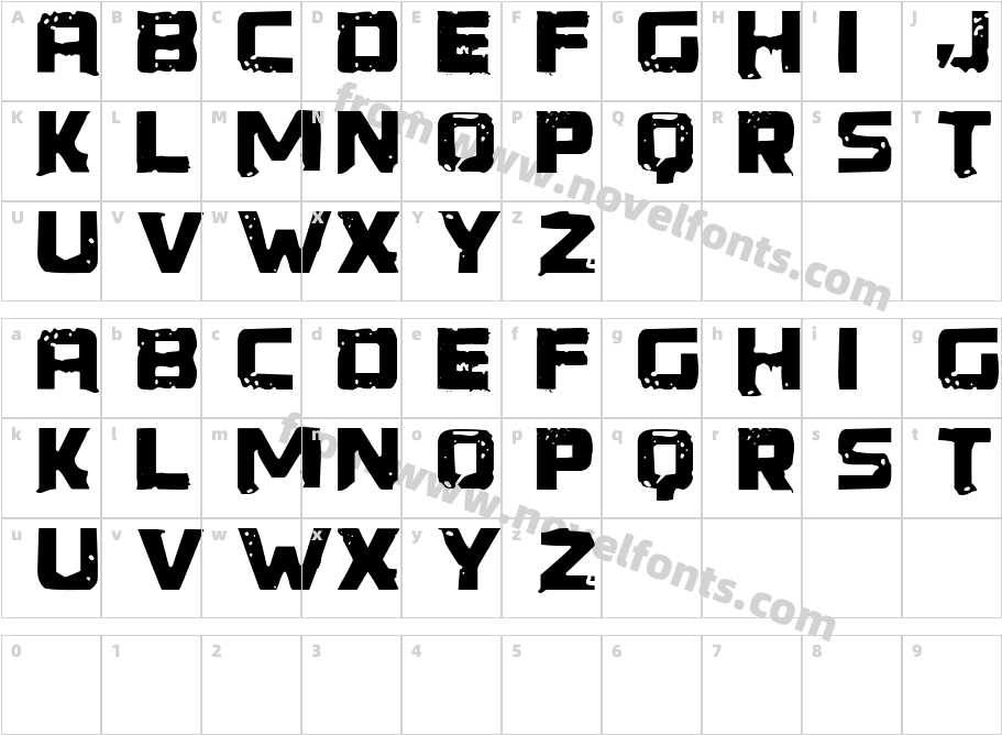 Generator REXCharacter Map