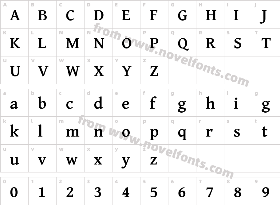 Gentium Basic BoldCharacter Map