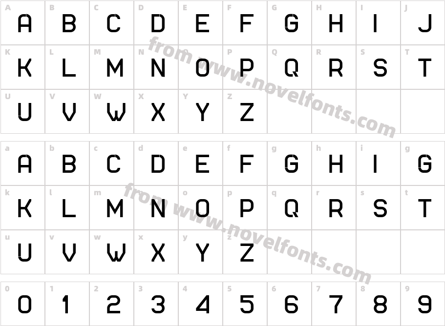 Genx PackageCharacter Map