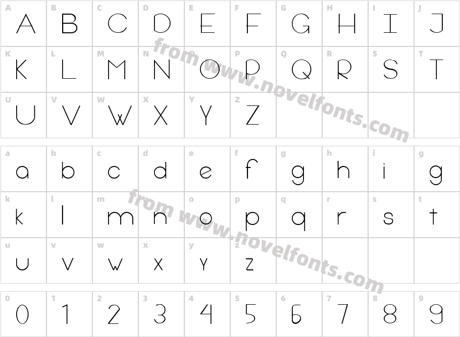 Geo ModernCharacter Map