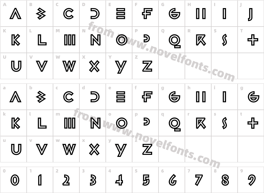 Gestalt-HTF-Linear-OutlineCharacter Map