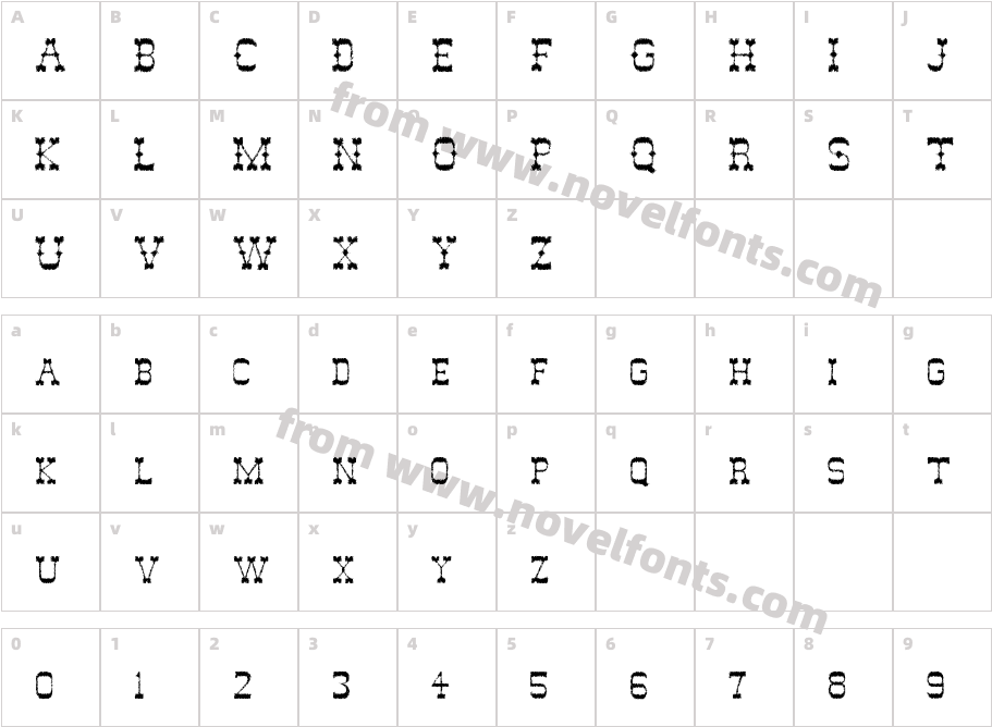 Ghost Of The Wild WestCharacter Map