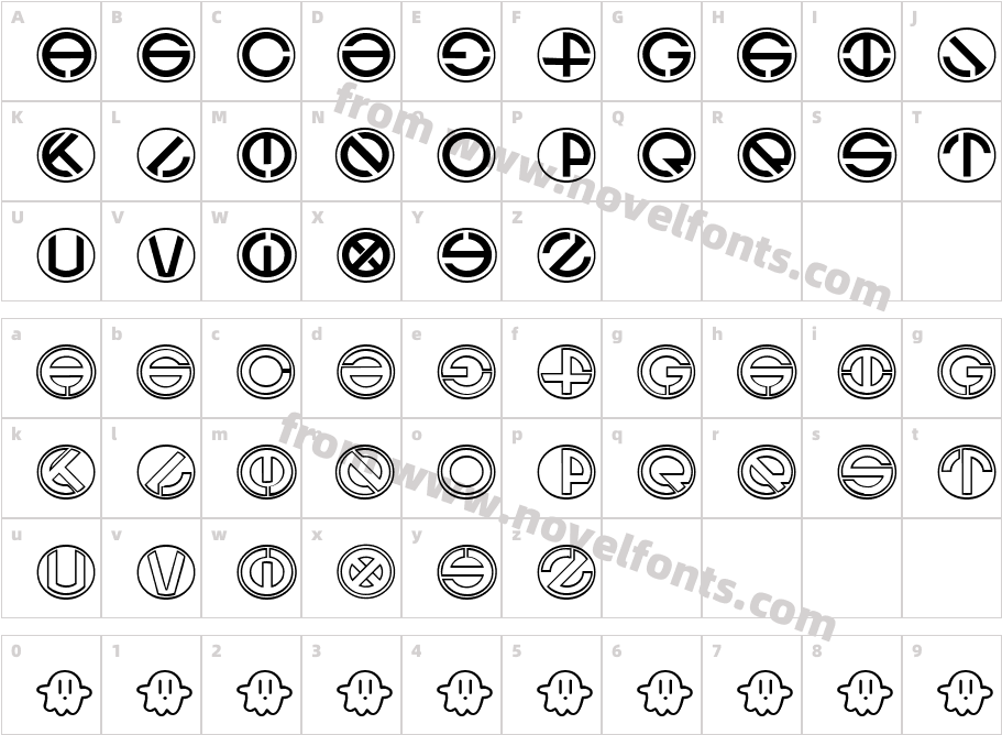 GhostCharacter Map