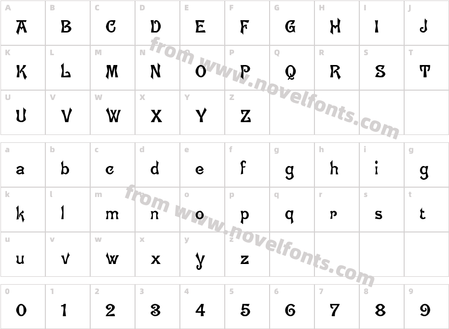 Ghostly NormalCharacter Map