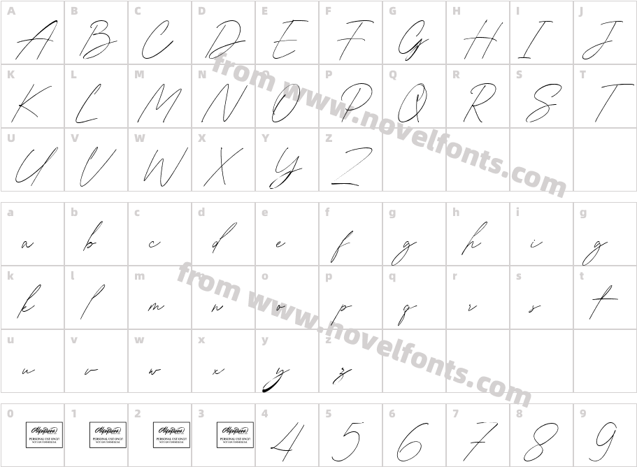 Gia CristineCharacter Map