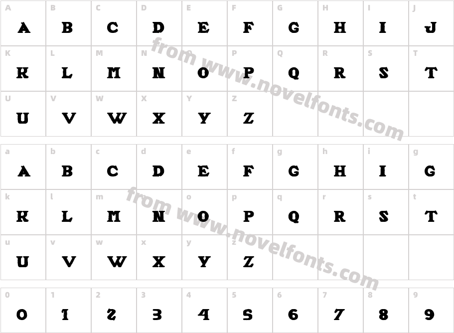 ALFRED LA MOULECharacter Map