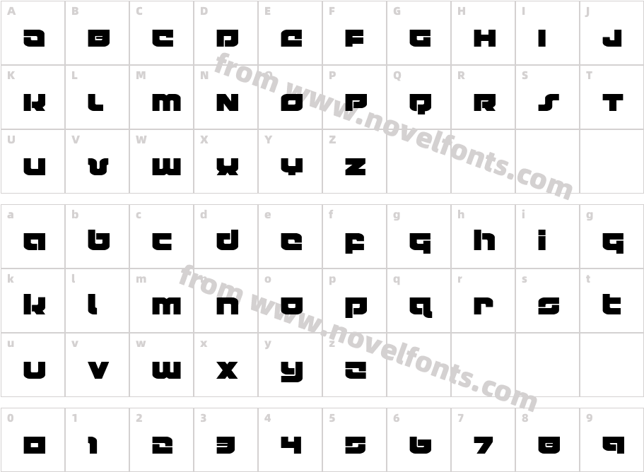 Cobalt CorsairCharacter Map