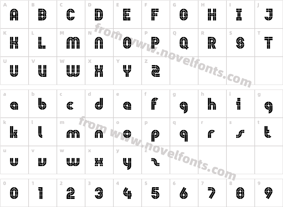 Cobra-RegularCharacter Map