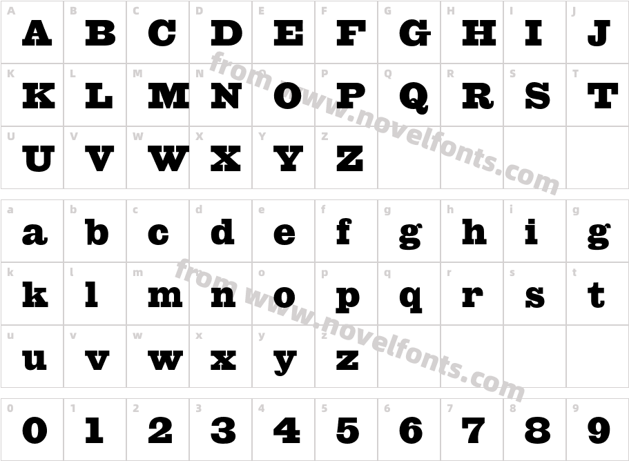 Giza-FiveFiveCharacter Map