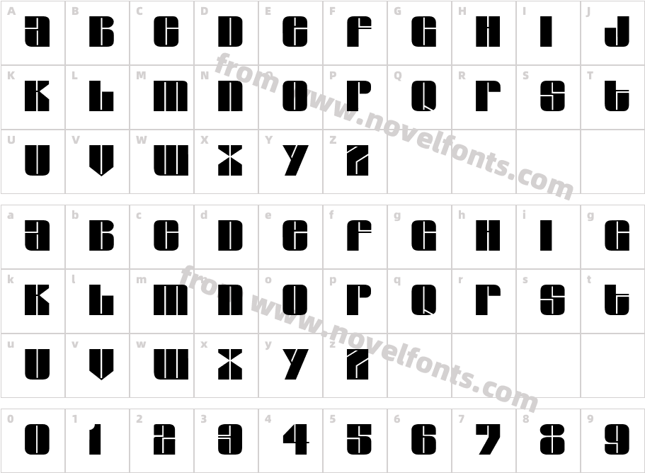 GlacierPlainCharacter Map