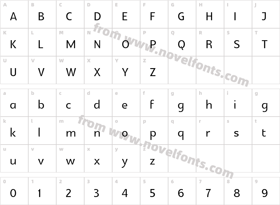 GlametrixCharacter Map