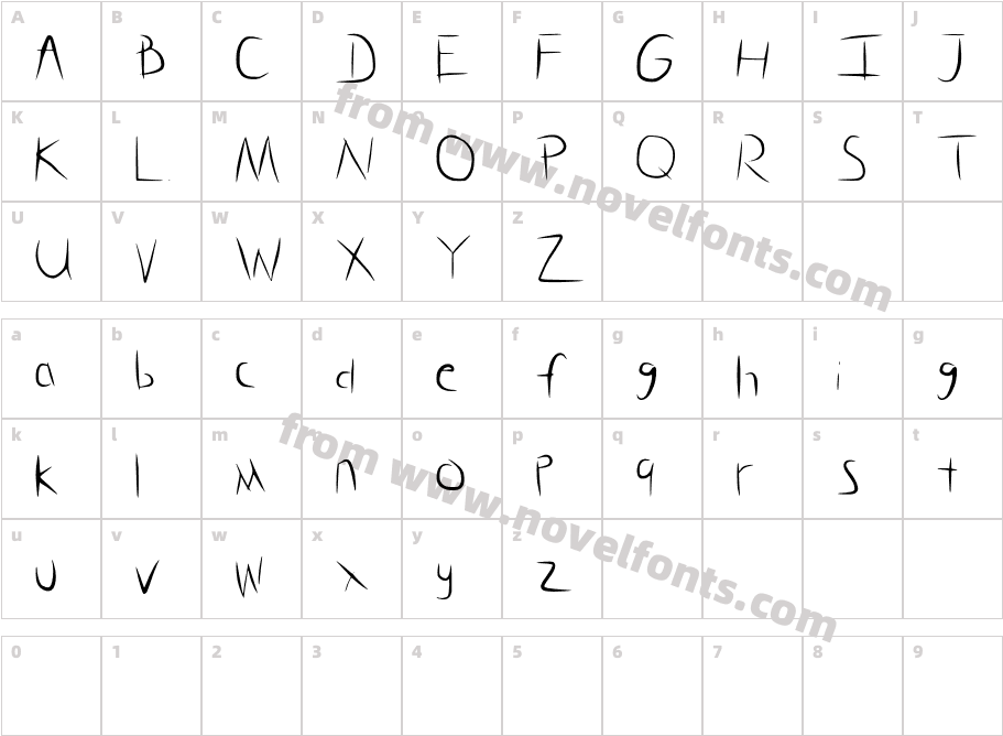 Glass_HandCharacter Map