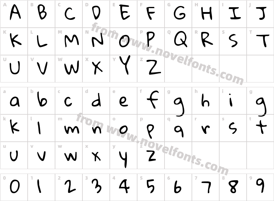 Gloria HallelujahCharacter Map