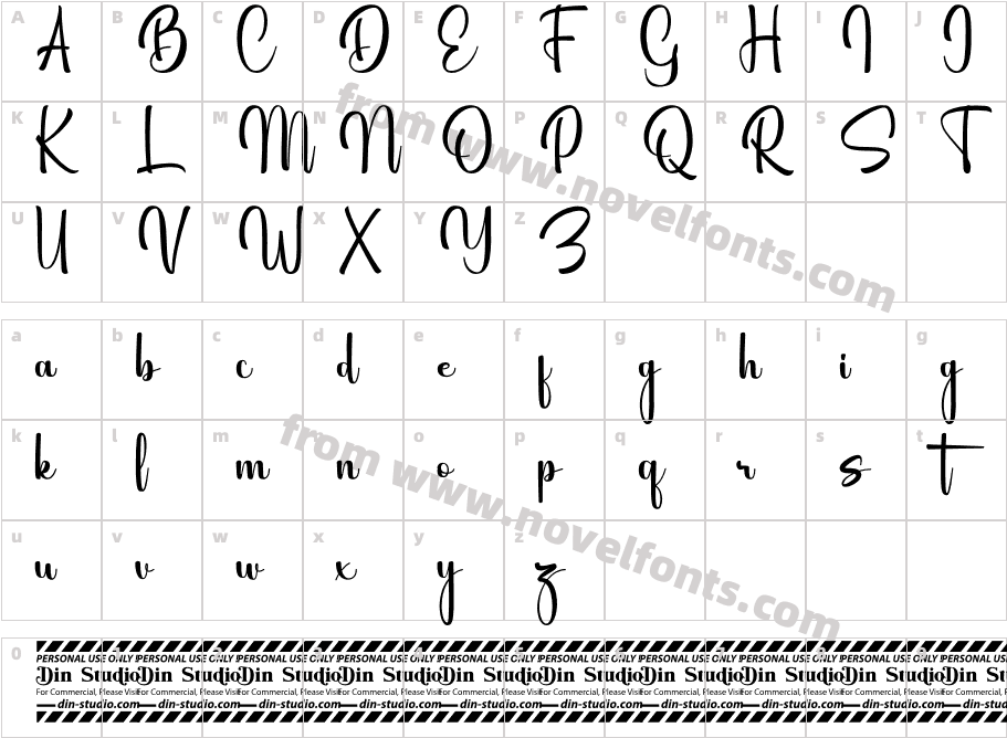 Glory Signature Personal UseCharacter Map