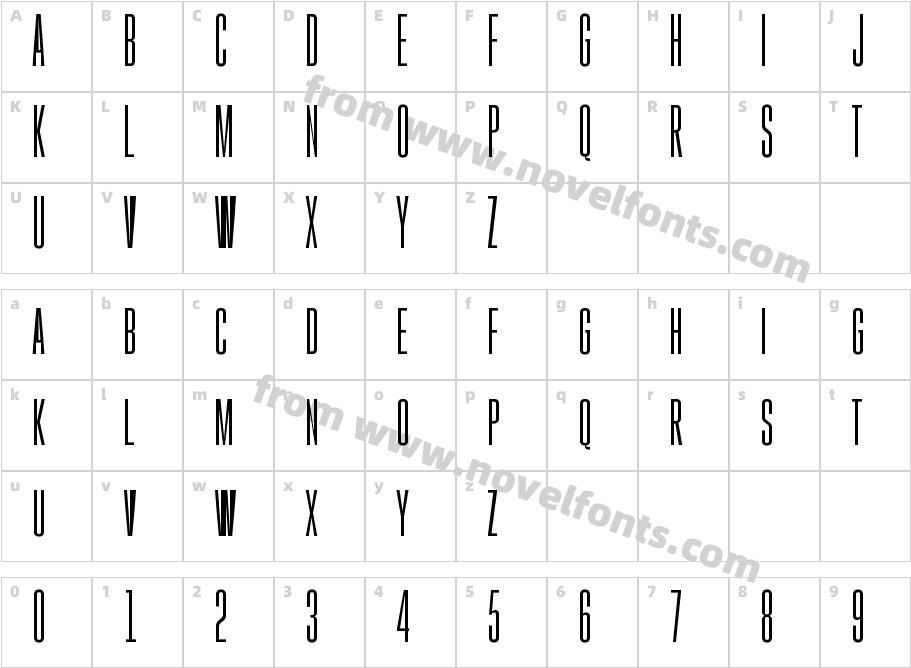 Gobold High ThinCharacter Map