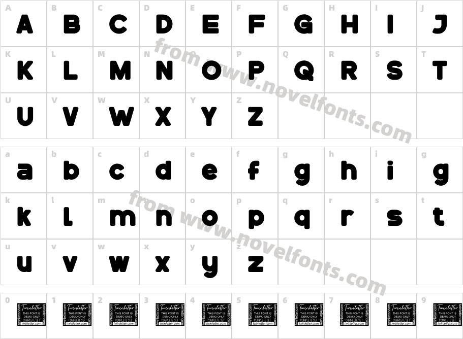 Goda Black Personal UseCharacter Map