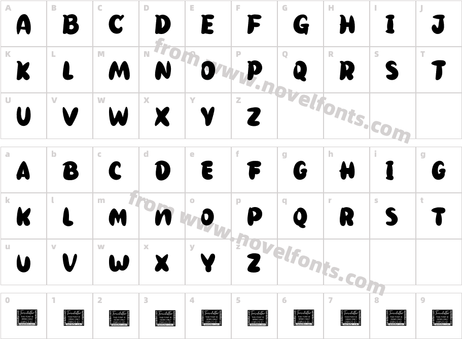 Gone Hills Personal UseCharacter Map