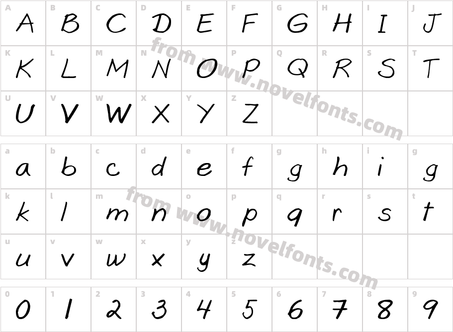 GoobascriptCharacter Map