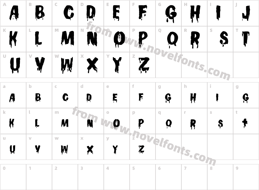 GooeyCharacter Map