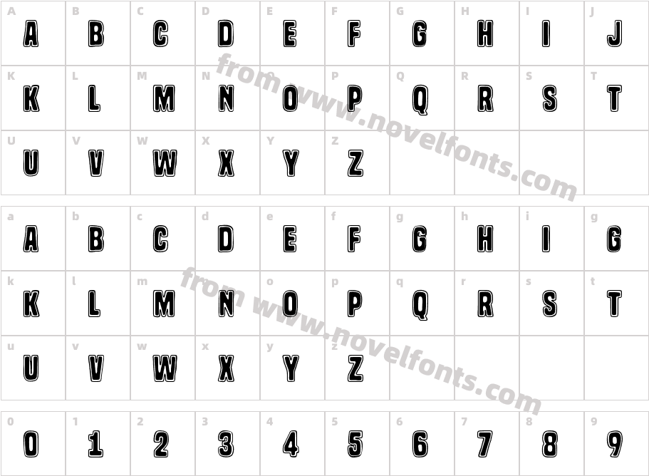 Gorilla BCNCharacter Map