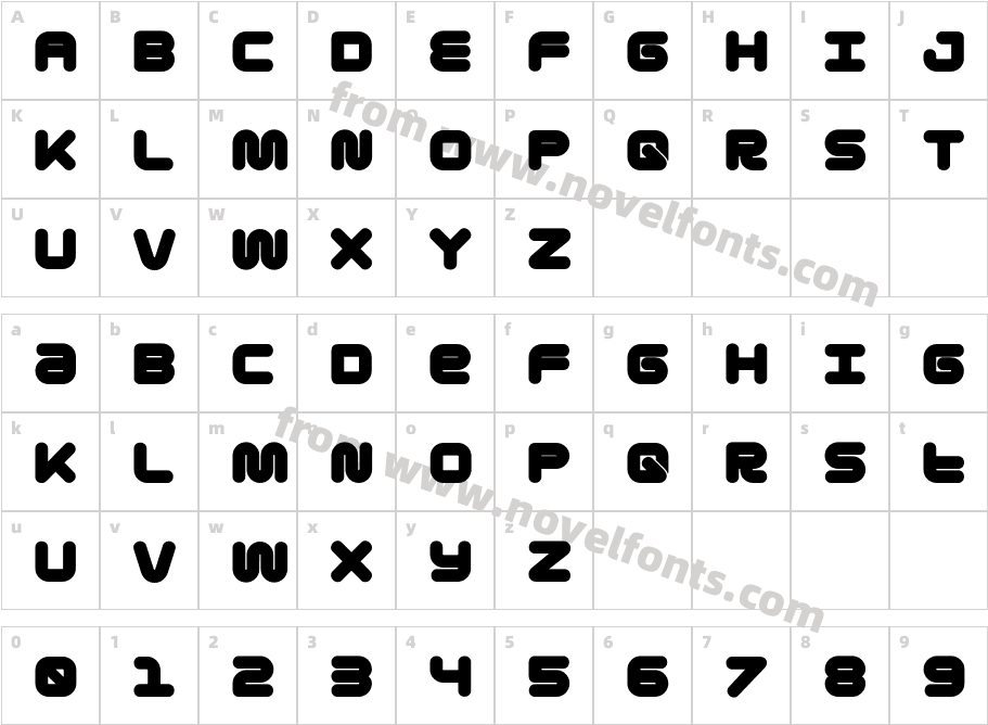 GotaCharacter Map