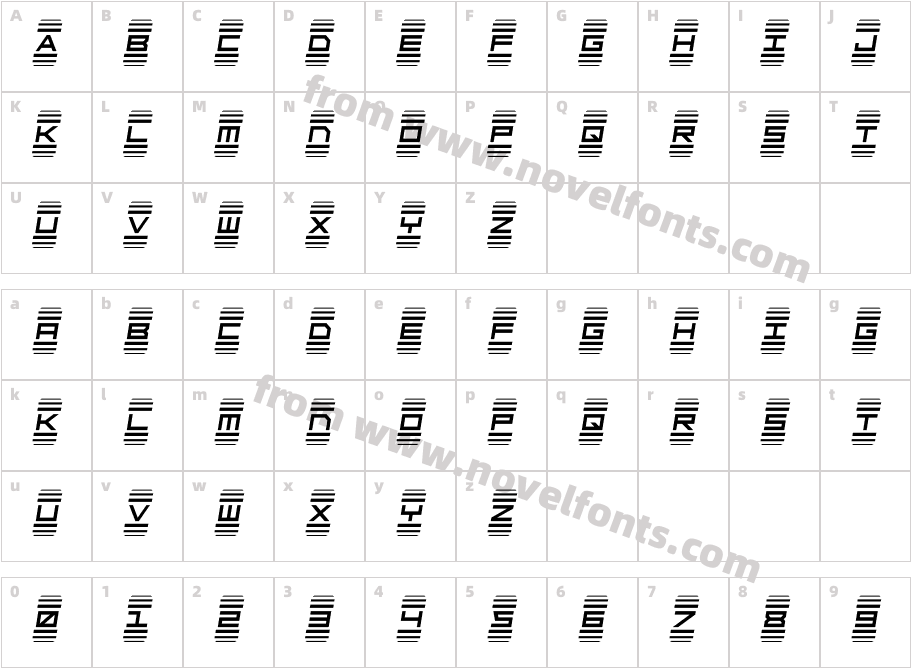 Code Red 2 Semi-ItalicCharacter Map