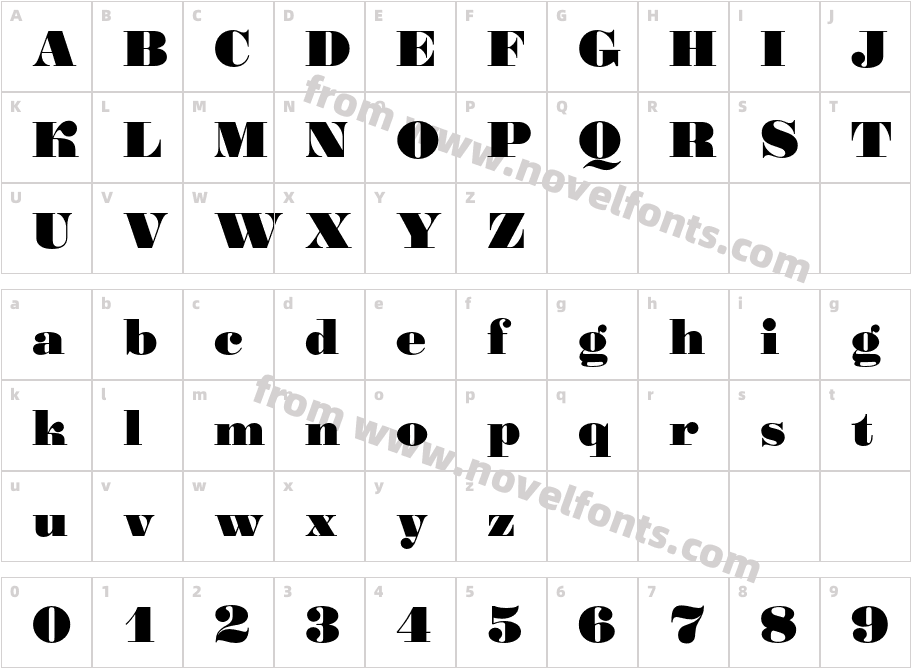 GourmandiseCharacter Map