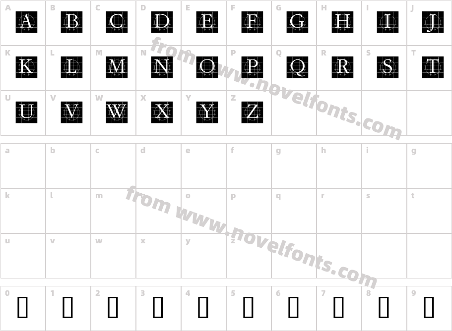 GrafCirculumBricksCharacter Map