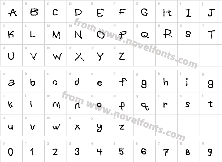 GrafipaintCharacter Map