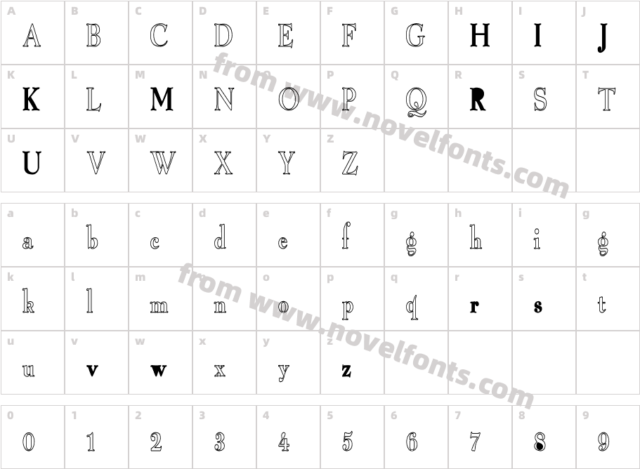 GraphicHCCharacter Map