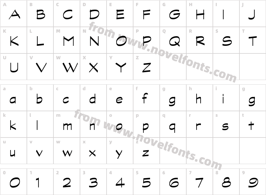 Graphite MMCharacter Map