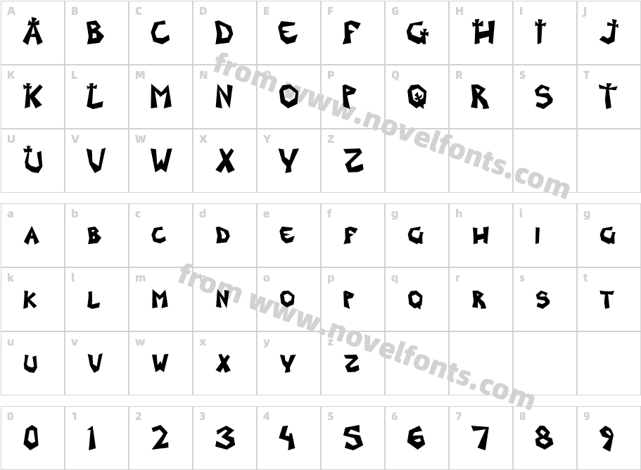 Grave DirtCharacter Map