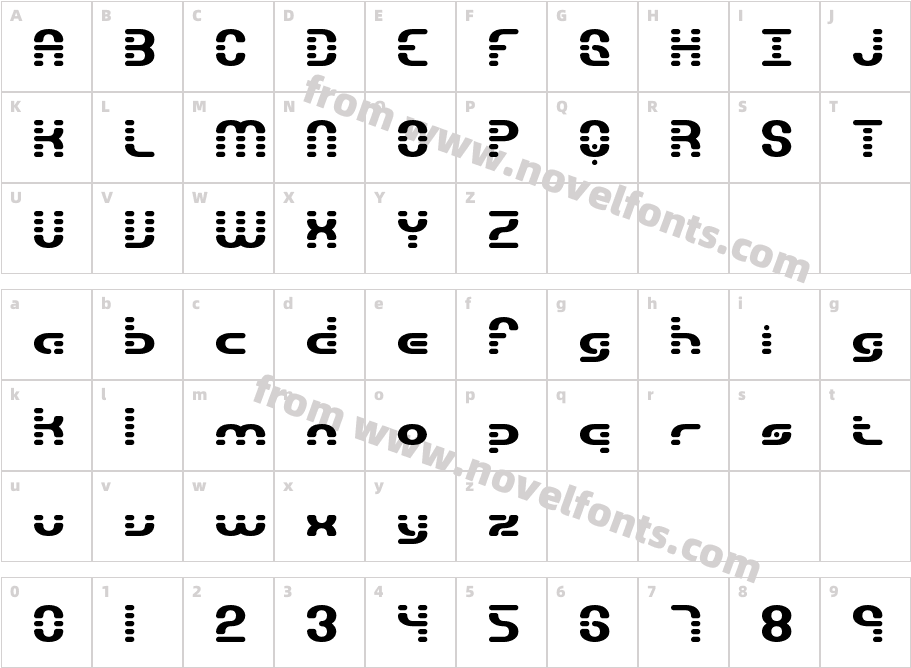 Gravitate Segments BRKCharacter Map