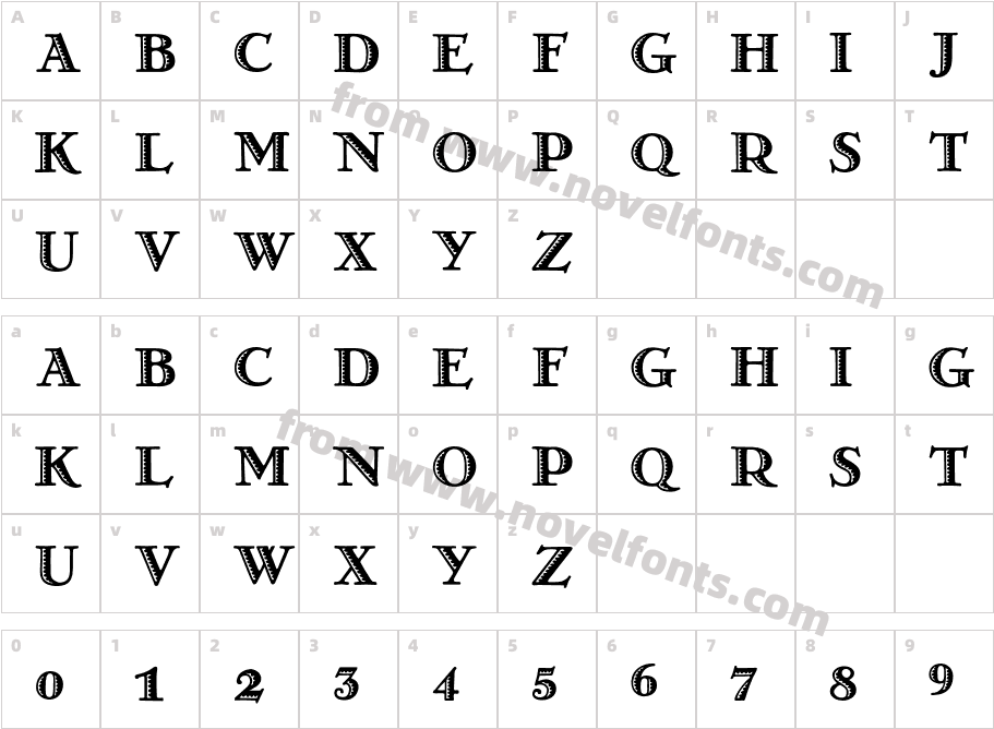 GrecoDeco-InlineCharacter Map