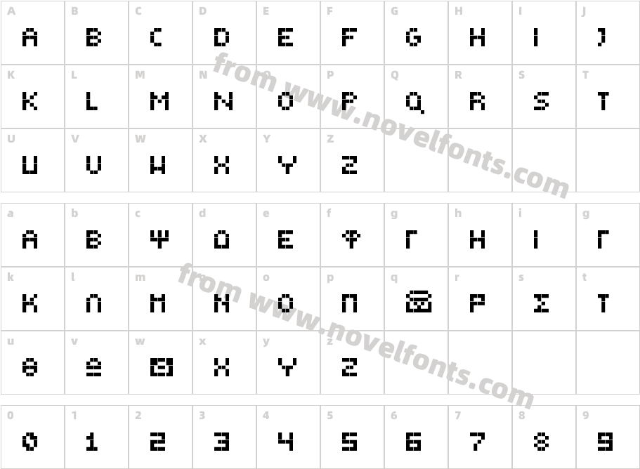 GreekBearTinyECharacter Map