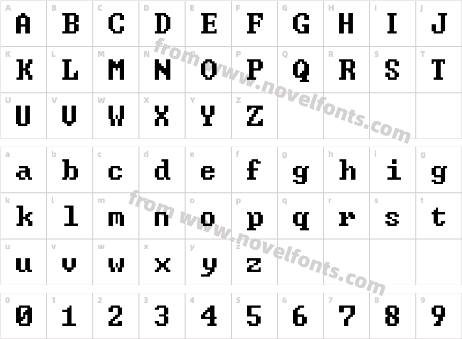 Green ScreenCharacter Map