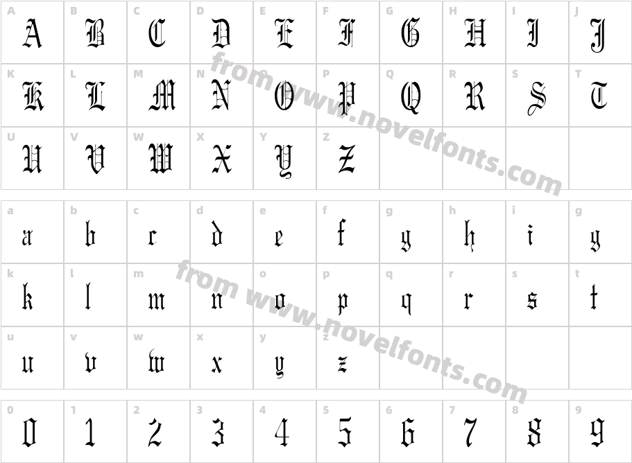 Gregory Thin NormalCharacter Map