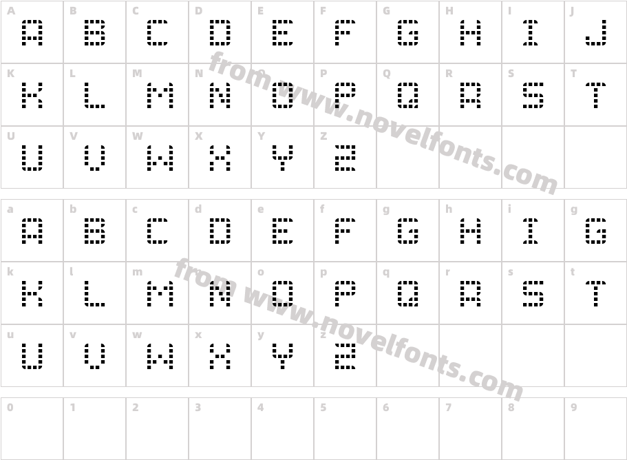 GridCharacter Map