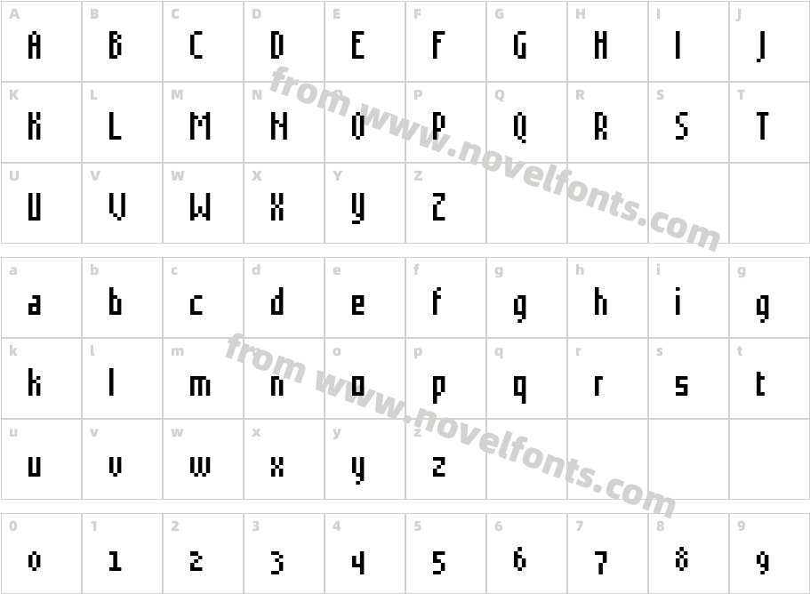 GrudblitterCharacter Map