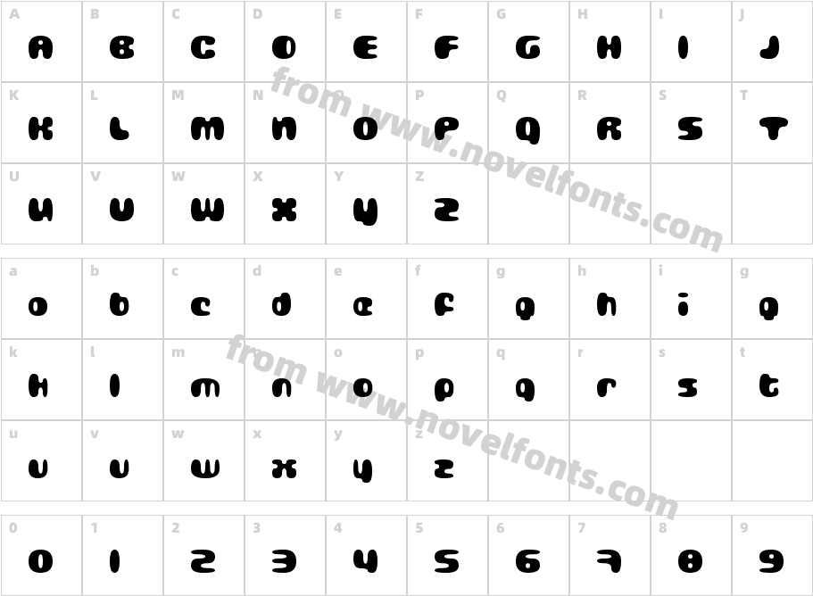 Gubblebum BlackCharacter Map