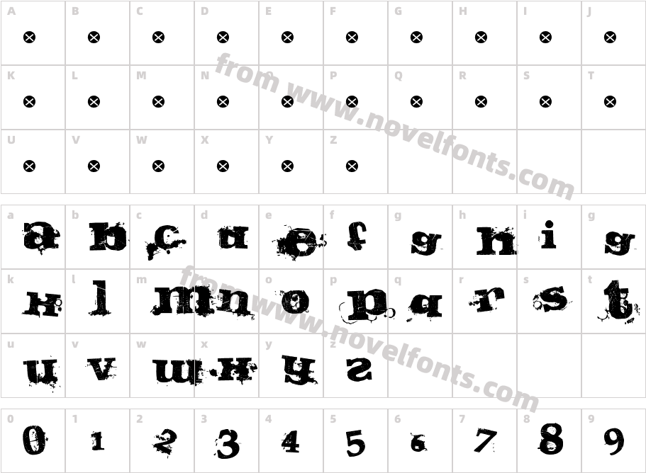 GuiltyCharacter Map