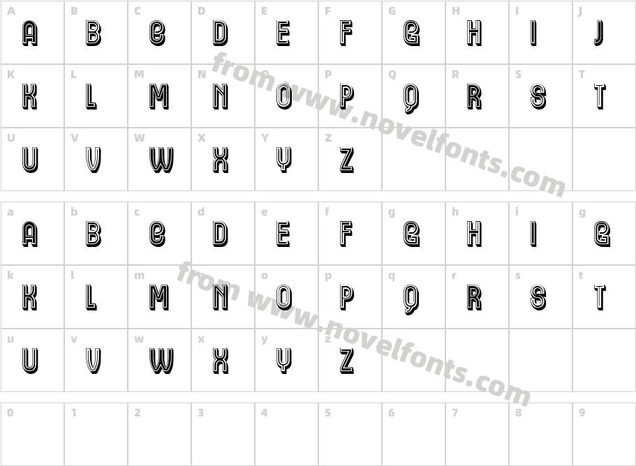 Guitarist RegularCharacter Map