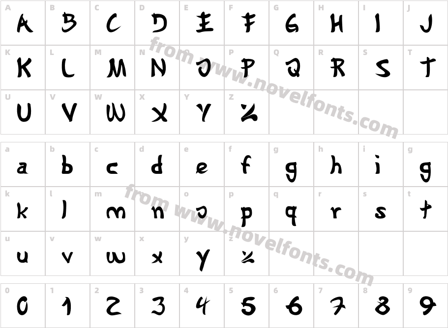 GyoshoCharacter Map